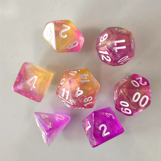 Colorway two-tone D&D dice