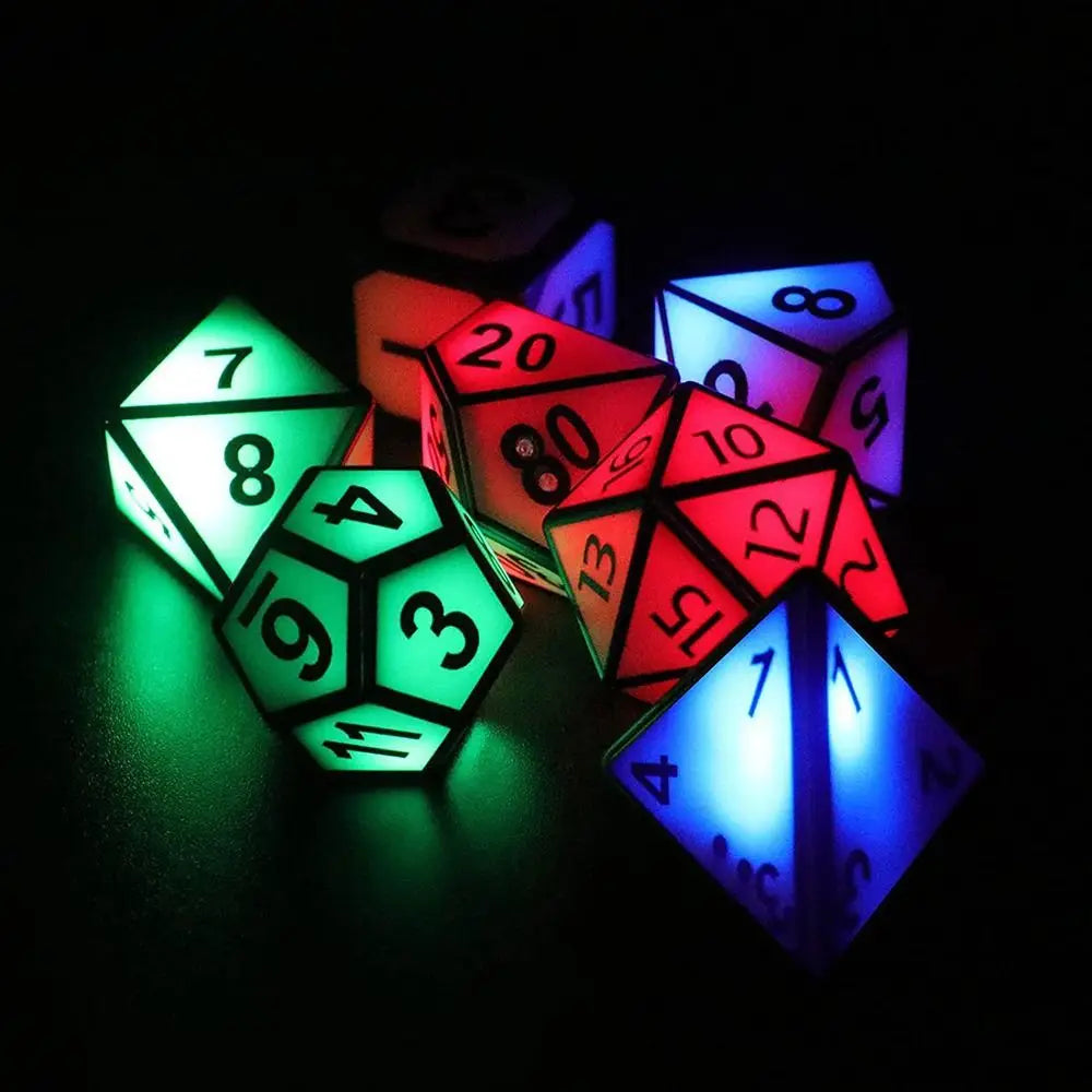 Luminous Dragon's Hoard LED Dice Set